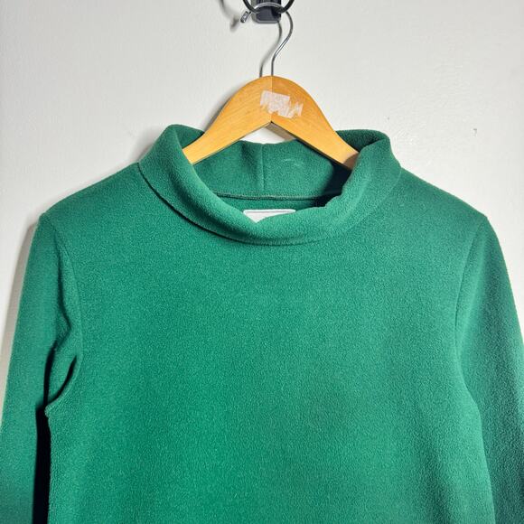 Dudley Stephens Vello Fleece Park Slope Turtleneck Women S Emerald Green Holiday - Picture 9 of 10